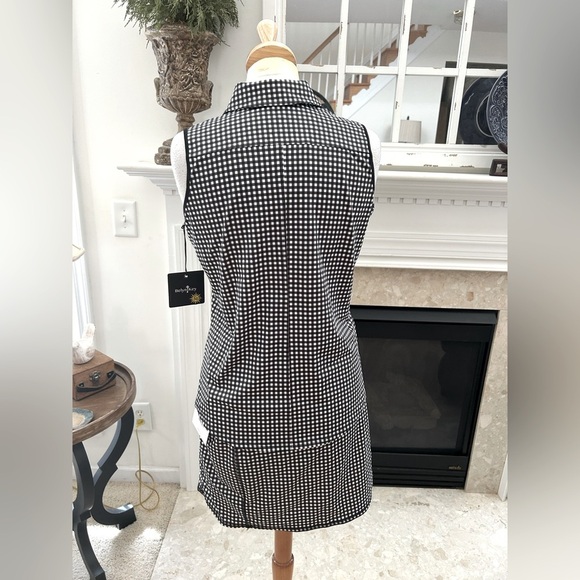 NWT Belyn Key Black and White Checkered Active Set - Picture 4 of 12